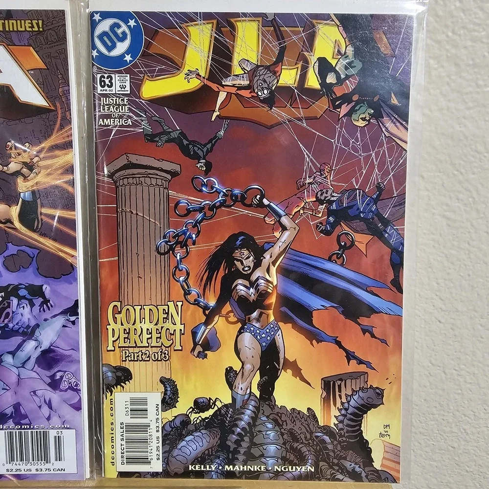 JLA Issue #62-64 Golden Perfect Complete Story Arc 1st Appearance of Rama Khan!